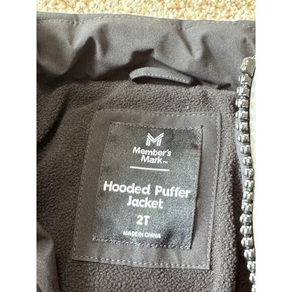 Members Mark Boys winter jacket, size 2T; Black - Picture 2 of 13